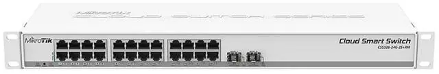 Alt view image 2 of 2 - Mikrotik CSS326-24G-2S+RM 24-Port gigabit Managed Switch with Two SFP+ Ports, PoE, Cloud Smart Switch, SwOS Powered