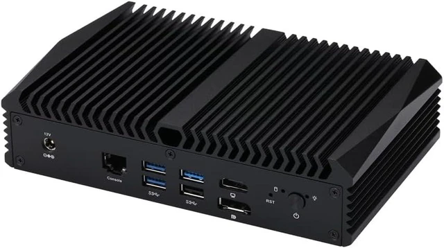 Alt view image 4 of 6 - Qotom Q31073UE 8 LAN Ports Firewall Appliance, Core i7, 4GB RAM 128GB SSD