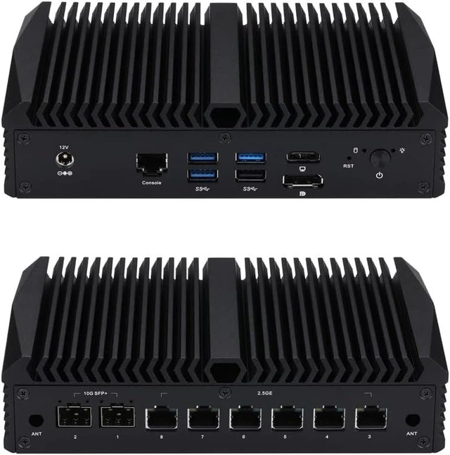 Main image of Qotom Q31073UE 8 LAN Ports Firewall Appliance, Core i7, 4GB RAM 128GB SSD