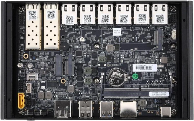 Alt view image 6 of 6 - Qotom Q31073UE 8 LAN Ports Firewall Appliance, Core i7, 4GB RAM 128GB SSD