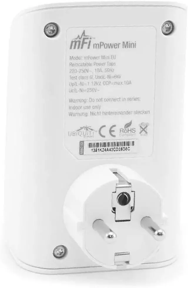 Alt view image 2 of 2 - Ubiquiti mPower Mini switchable AC port power sensing Lan 802.11b/g/n