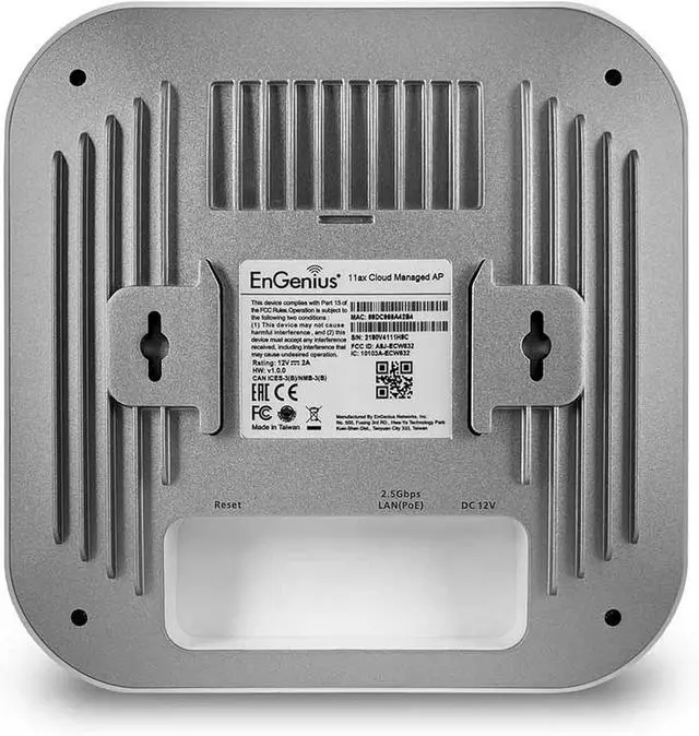 Alt view image 6 of 7 - EnGenius ECW230S Dual Band IEEE 802.11ax 3.46 Gbit/s Wireless Access Point - Indoor