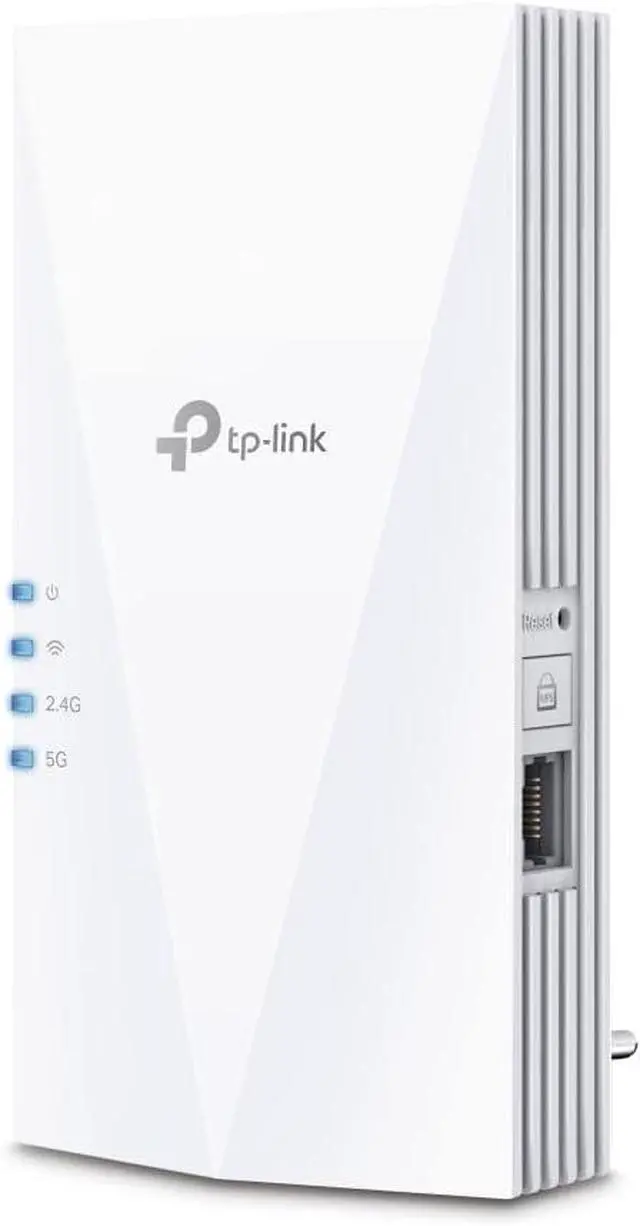 Main image of TP-Link RE780X AX3000X WiFi 6 WLAN Amplifier Repeater (Dual-Band 2402 MBit/s 5 GHz + 574 MBit/s 2.4 GHz, MU-MIMO, Gigabit Port, Compatible with All WLAN Routers)