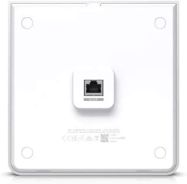 Alt view image 4 of 5 - Ubiquiti U6 Enterprise in-Wall WiFi 6E Access Point, 10 Spatial Streams, 4-Port Switch, PoE++
