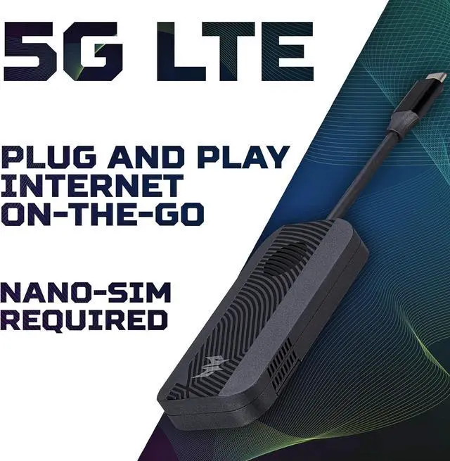 Alt view image 2 of 6 - Predator Connect D5 5G Dongle (USB-C, Dual-Connectivity 5G NR and LTE, up to 2.7Gbps)