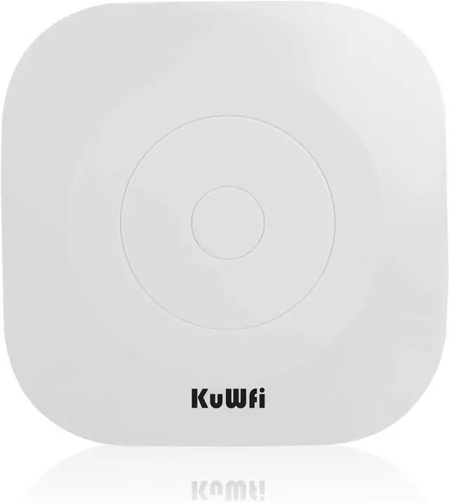 Alt view image 3 of 7 - KuWFi Bundle of Gigabit Wireless Bridge and 1800Mbps WiFi 6 Ceiling AP