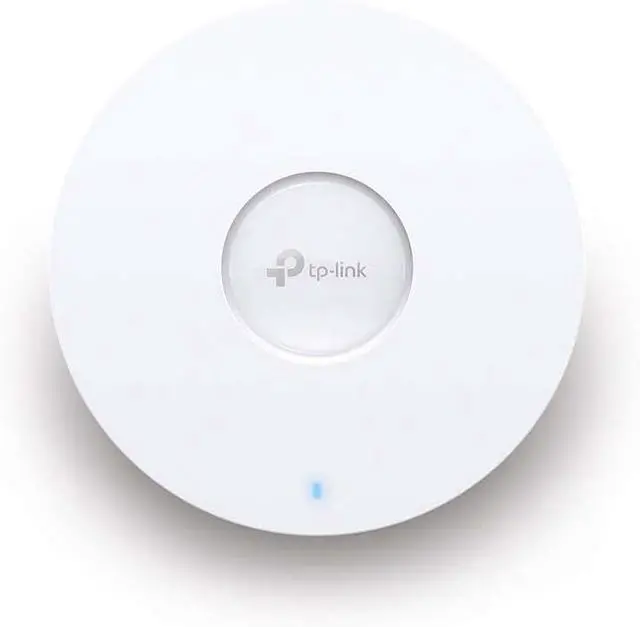 Main image of TP-Link AX1800 Gigabit Dual Band Wi-Fi 6 Hotspot for Ceiling Mount, Omada mesh, Ethernet (802.3at) or DC Power Supply, Single Wall or Ceiling Mount, Control Software