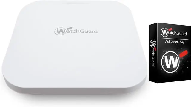 Main image of WatchGuard AP432 - Wi-Fi 6 Access Point - 802.11ax - WPA3 Security - 4x4 Radio, 8 Internal Antennas - Bundled with USP Wi-Fi Management 1-YR License (WGA43200000 + WGWUM22001)