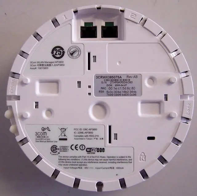 Alt view image 3 of 4 - Wireless LAN Managed Access Point 3850