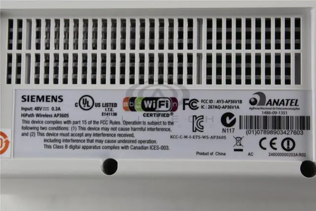 Alt view image 4 of 5 - NETWORKS WS-AP3605 Wireless access point - 802.11 a/b/g/n (draft) Enterasys WS AP3605 Wireless Access Point ULN | ""