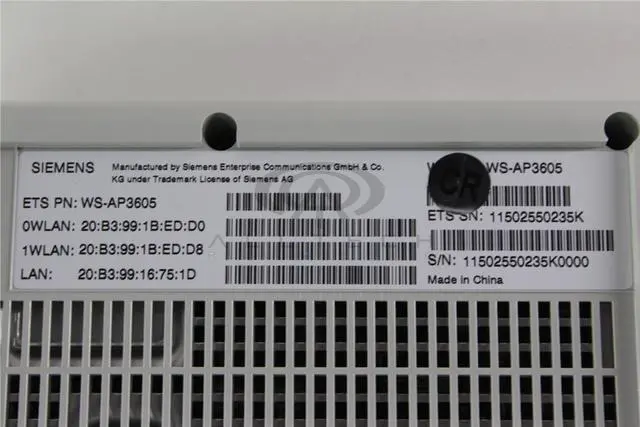 Alt view image 5 of 5 - NETWORKS WS-AP3605 Wireless access point - 802.11 a/b/g/n (draft) Enterasys WS AP3605 Wireless Access Point ULN | ""
