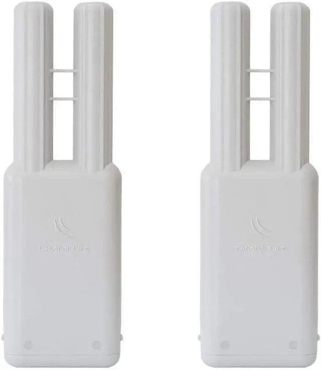 Main image of Mikrotik OmniTIK 5 PoE (RBOmniTikUPA-5HnD) 2-UNITS weatherproof outdoor Access Point with dual-polarized omni antennas, 5xEthernet ports with PoE output, 802.11a/n wireless radio