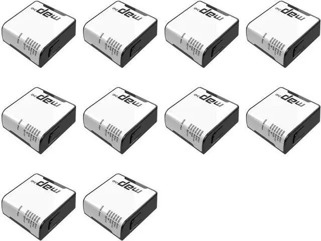 Alt view image 3 of 7 - Mikrotik mAP 10-Units RBmAP2nD Dual-Chain 2.4GHz Micro Access Point PoE Out RouterOS L4