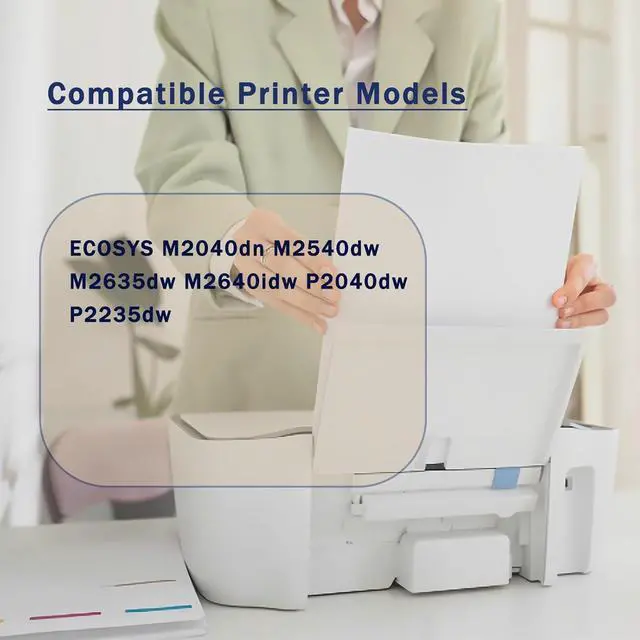 Alt view image 2 of 7 - DV-1152 Developer Unit Compatible for Kyocera ECOSYS M2040dn M2540dw M2635dw M2640idw P2040dw P2235dw Printers, Print Up to 100000 Pages, Bright Colors (1 Pack Black)