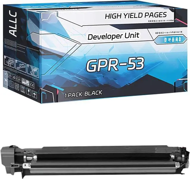 Main image of GPR-53 Developer Unit Compatible with Canon imageRUNNER ADVANCE C3325i C3330i C3525i C3530i DX C3720i DX C3725i DX C3730i Printers, High Yield 160000 Pages, Experience Superior Printing (Black)