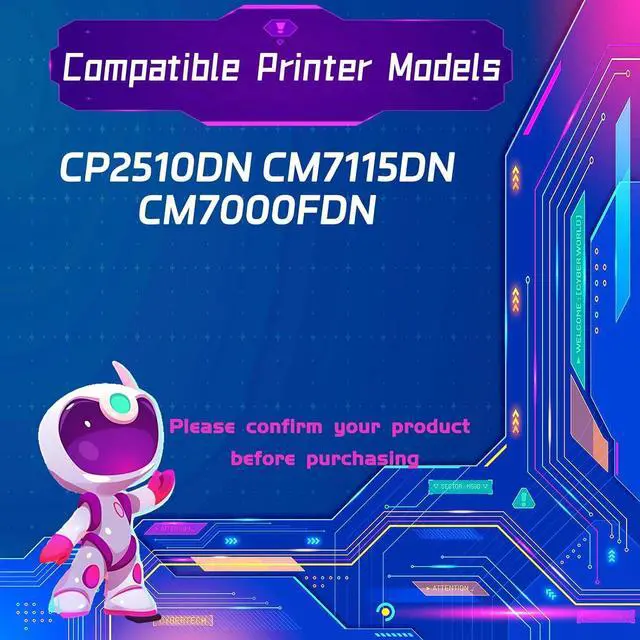 Alt view image 2 of 7 - CDO-350DK Developer Unit is Compatible for Pantum CP2510DN CM7115DN CM7000FDN Printers, High Yield 30000 Pages, with Chip for Long-Lasting Durability (2 Pack Black)