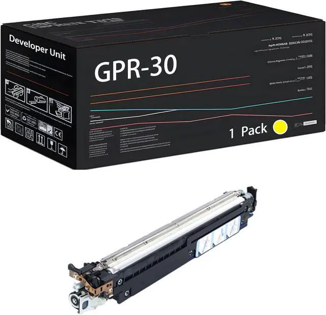Main image of GPR-30 Developer Unit Compatible for Canon imageRUNNER Advance C5030 C5035 C5045 C5051 C5235 C5240 C5250 C5255 Printers, with Chip, High Yield 40000 Pages, High-Definition Printing (1 Pack Yellow)