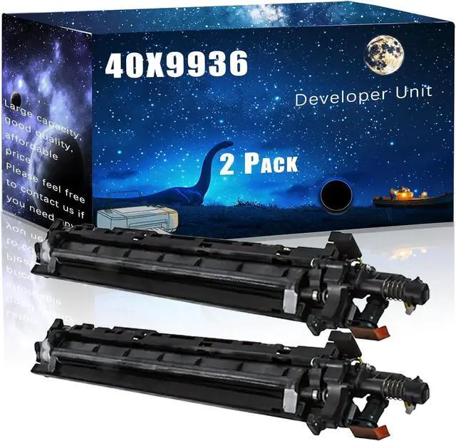 Main image of 40X9936 Compatible Developer Unit Replacement for Lexmark High Yield Compatible MS911de MX910de MX911dte MX912dxe XM9155 XM9165 Printers, Meet Printing Needs (2-Pack Black)