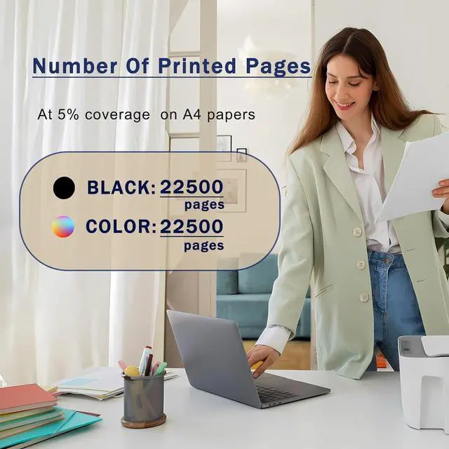 Alt view image 3 of 7 - Replacement for Lexmark CS421 CS521 CS622 CX421 CX522 CX622 CX625 Printers, Compatible for Lexmark CS421 Developer Unit, Up to 22500 Pages Vibrant Colors Durable (1 Pack Magenta)