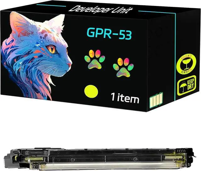Main image of High Yield GPR-53 Developer Unit Compatible for Canon imageRUNNER Advance C3530i C3530i II C3530i III DX C3725i Printers, Print Clearly (1 Pack Yellow)
