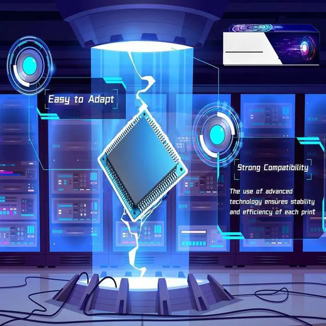 Alt view image 4 of 7 - CDO-300 Developer Unit is Compatible for Pantum CP2300 CP2500 CP2506DNPLUS CM7105DN CM7100 Printers, High Yield 30000 Pages, with Chip for Long-Lasting Durability (4-Pack BK/C/M/Y)