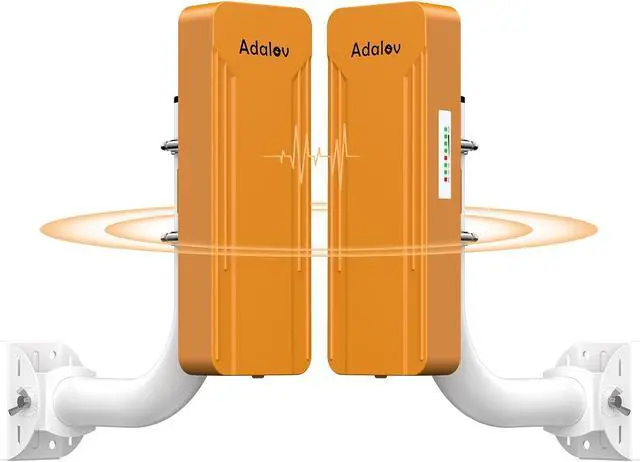 Main image of CPE468 Dual Band Wireless Bridges with Bracket Mounts, 3KM Long Range Gigabit WiFi Bridge, 2.4GHz & 5.8GHz Outdoor Wireless Ethernet Bridge for Point-to-Point and Point-to-Multipoint Network Extend