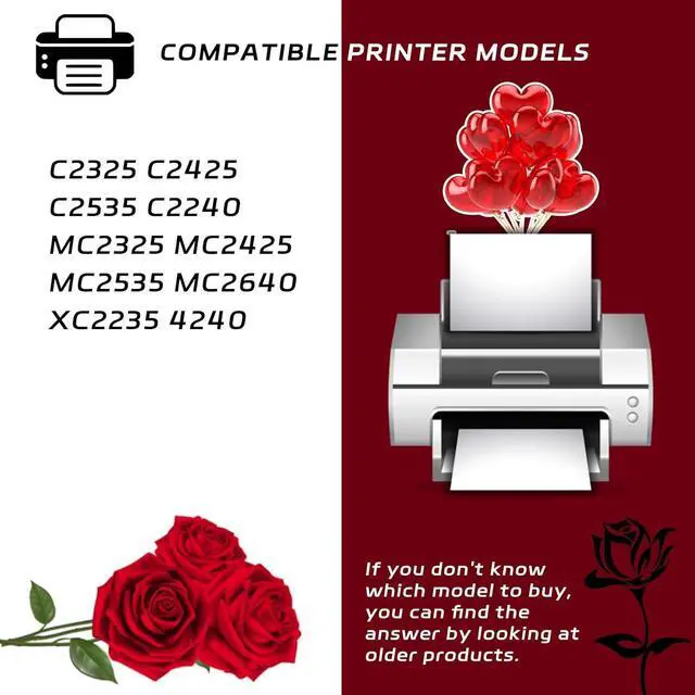 Alt view image 2 of 7 - 78C0D10 Developer Unit Compatible for Lexmark C2325 C2425 C2535 C2240 MC2325 MC2425 MC2535 MC2640 XC2235 4240 Printers, with Chip, High Yield 22500 Pages, Clear Printing (Black)