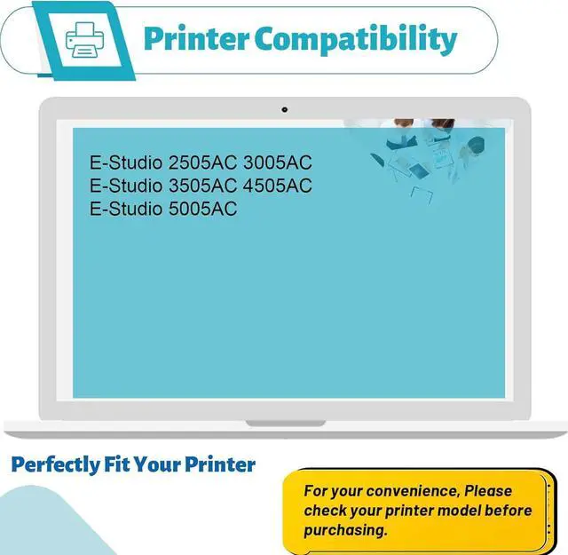 Alt view image 2 of 7 - T-FC505 Developer Unit Compatible for Toshiba E-Studio 2505AC 3005AC 3505AC 4505AC 5005AC Printer (Magenta Developer Unit)
