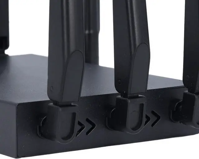 Alt view image 7 of 7 - Dpofirs 5G CPE 6 Router for Middle East, Asia, Africa, WiFi6 1000Mbps Gigabit Ethernet Network, 8 Antennas, Plug and Play with SIM Card Slot, Supports up to 20 Users, Black