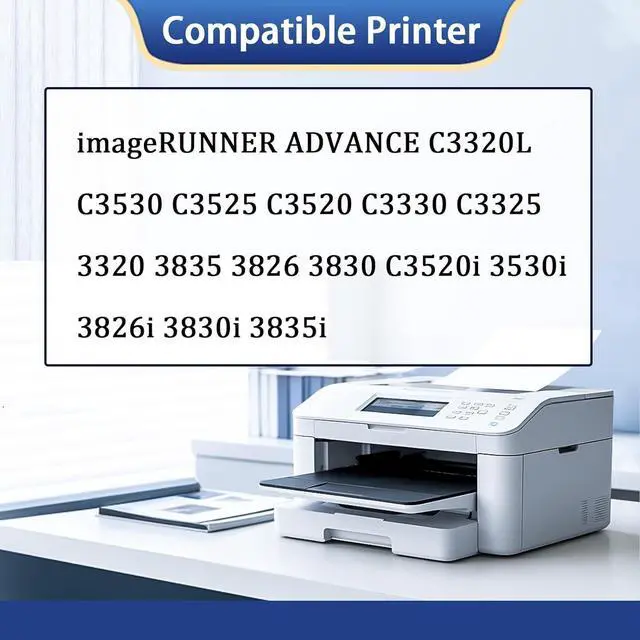 Alt view image 2 of 7 - GPR-53 GPR53 Developer Unit Compatible for Canon ImageRUNNER Advance C3320L C3530 C3525 C3520 C3330 C3325 3320 C3520i 3530i 3826i 3830i Printers Cyan*1