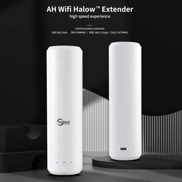 Alt view image 6 of 7 - WiFi Halow Extender Signal Booster for Home Farm Apartment,902-928MHz Signal Amplifier,Wireless Repeater Router Outdoor Signal Improvement,High Speed Transmission Repeater with Ethernet Port,2.4GHz
