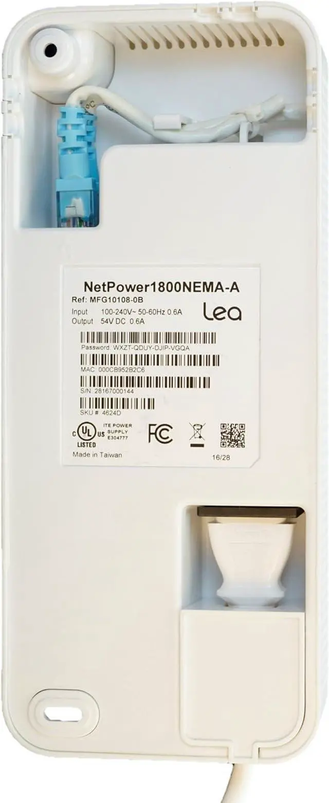Alt view image 3 of 4 - NetPower1800 PoE/PLC + NetSocket1800 PLC Kit. HPAV2 PLC Ethernet Over Powerline Adapter and 30W PoE with Built-in HPAV2 PLC Communications