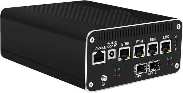 Main image of StoneStorm Micro Firewall Appliance Dual 10GB SFP+ 82599, 4 i226-v 2.5GbE LAN Ports, Mini PC 13th Gen. U300E 5-core, up to 4.3GHz, Mini Computer for Server Network Security/Home Soft Router (32G/512G)