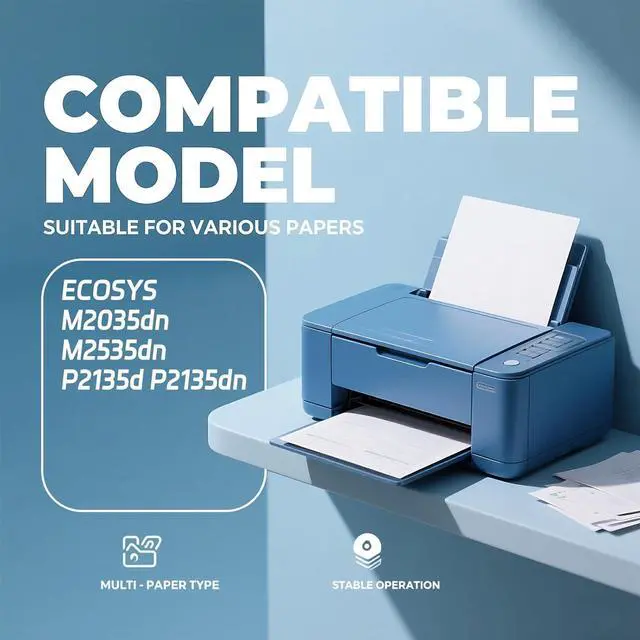 Alt view image 2 of 7 - DV-170 Developer Unit Compatible for Toshiba ECOSYS M2035dn M2535dn P2135d P2135dn Printers, Capacity 100000 Pages, with Chip, Stable Output (1 Pack Black)