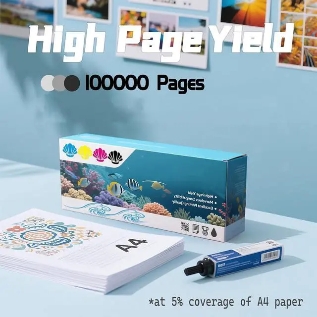 Alt view image 3 of 7 - DV-170 Developer Unit Compatible for Toshiba ECOSYS M2035dn M2535dn P2135d P2135dn Printers, Capacity 100000 Pages, with Chip, Stable Output (1 Pack Black)