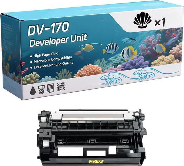 Main image of DV-170 Developer Unit Compatible for Toshiba ECOSYS M2035dn M2535dn P2135d P2135dn Printers, Capacity 100000 Pages, with Chip, Stable Output (1 Pack Black)