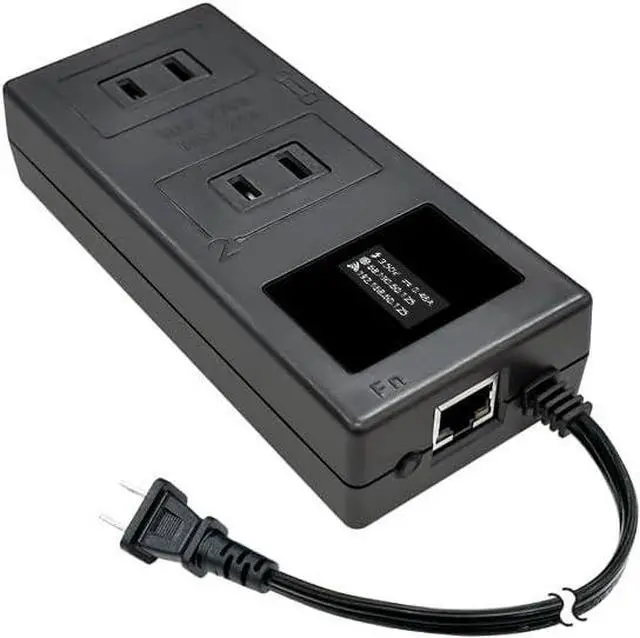 Main image of ezOutlet5-2R Smart Power Reset Device with Auto-Reset, 2 NEMA Sockets 2.5A, Wi-Fi & Bluetooth & App Controllable via LAN/Cloud, Router Rebooter, Remote Scheduling for Network Devices.