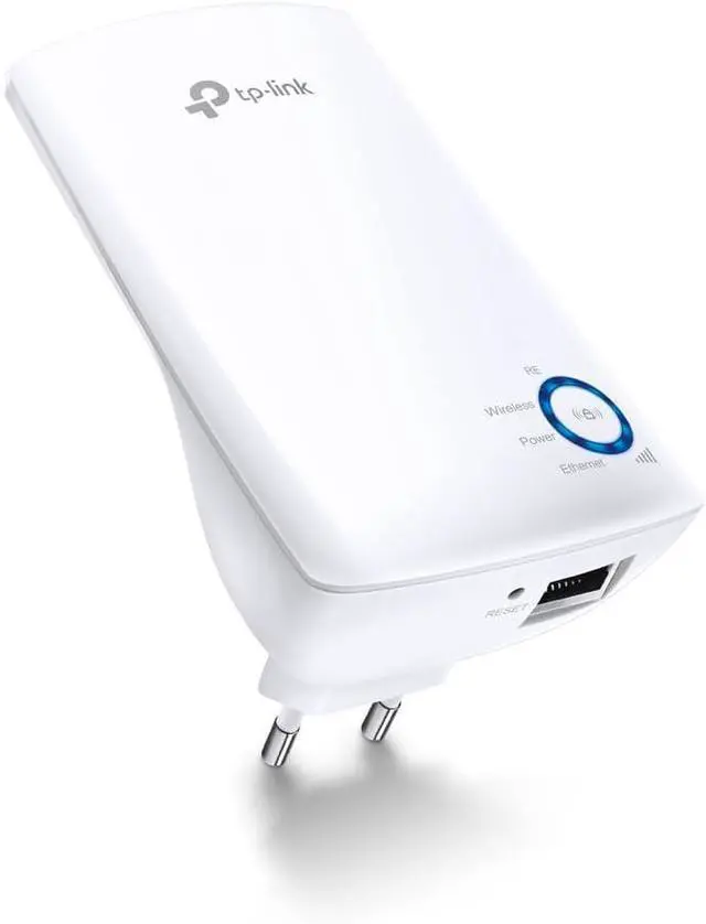 Alt view image 2 of 7 - TPS-Link TL-WA850RE N300 Wireless Range Extender, Broadband/Wi-Fi Extender, Wi-Fi Booster/Hotspot with 1 Ethernet Port, Plug and Play, Built-in Access Point Mode