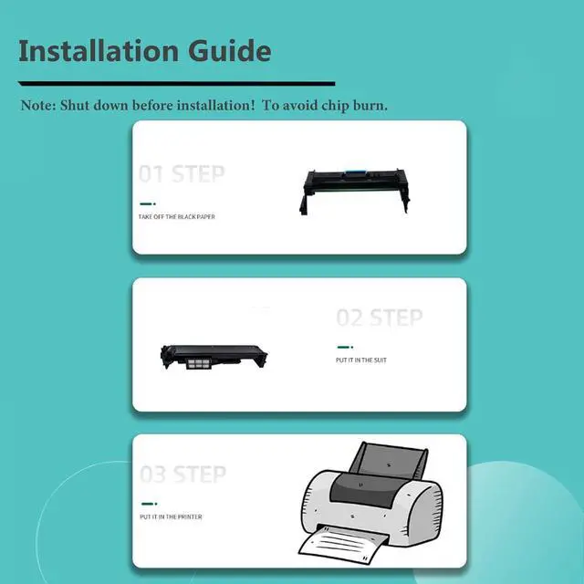 Alt view image 4 of 7 - DR411 Drum Cartridge Compatible for Konica Minolta Bizhub 223 283 36 363 42 423 Printer, DV411 Developer Unit DR411