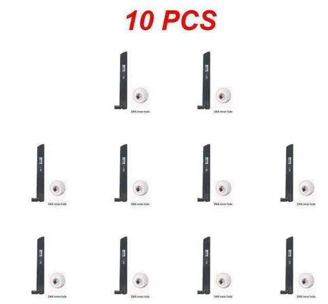 Alt view image 2 of 7 - 1~10PCS RYRA 3G 4G 5G Antenna 600-6000MHz 18dBi Full-Band of Gain SMA Male for Wireless Network Card WiFi Router High Signal - (Style: A, Color: Style B 10pcs)