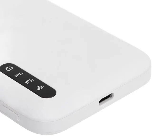 Alt view image 7 of 7 - 5G Wi Fi 6 Mobile Hotspot, 2.77Gbps High Speed Hotspot Router, 16 Devices Support, Portable 6100mAh Wi Fi Hotspot Router with SIM Card Slot for Phone Tablet