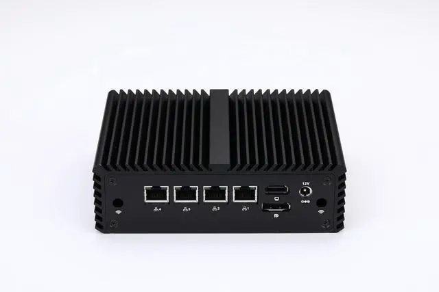Main image of Micro Firewall Router K5105L4 Celeron N5105 Processor 2.0GHz, Barebones No Ram No SSD WiFi, AES-NI, Dual Core, 4xGigabit LAN, Silent Home Server Network Gateway Soft Router PC