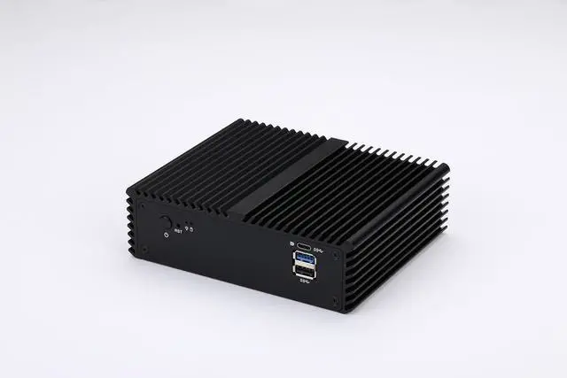 Alt view image 3 of 6 - Micro Firewall Router K5105L4 Celeron N5105 Processor 2.0GHz, Barebones No Ram No SSD WiFi, AES-NI, Dual Core, 4xGigabit LAN, Silent Home Server Network Gateway Soft Router PC