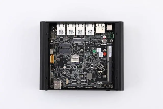 Alt view image 6 of 6 - Micro Firewall Router K5105L4 Celeron N5105 Processor 2.0GHz, Barebones No Ram No SSD WiFi, AES-NI, Dual Core, 4xGigabit LAN, Silent Home Server Network Gateway Soft Router PC