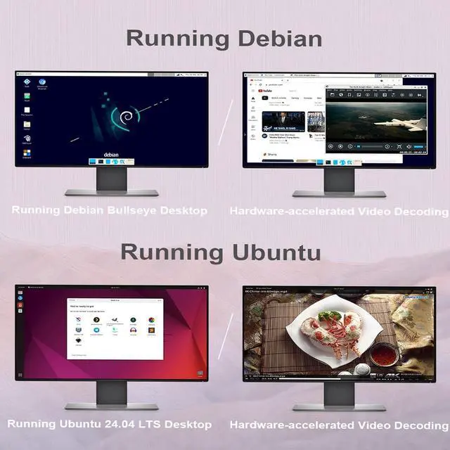 Alt view image 6 of 7 - NanoPi R76S Mini Router, RK3576 Octa-Core SoC with AI Model, LPDDR5 16GB RAM 32GB eMMC, 6TOPS NPU,Dual 2.5G Ethernet, Support M.2 Wi-Fi Module (with M.2 WiFi, LPDDR4X 4GB, TF Card Kit)