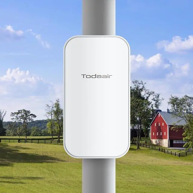 Main image of 2025 Outdoor WiFi Extender,WiFi Booster,IP65 Weatherproof,Up to 1200Mbps Dual Band WiFi Repeater,AI Watchdog,Covers Up to Least 3440 Sq. ft and 30 Devices,Repeater&AP Mode