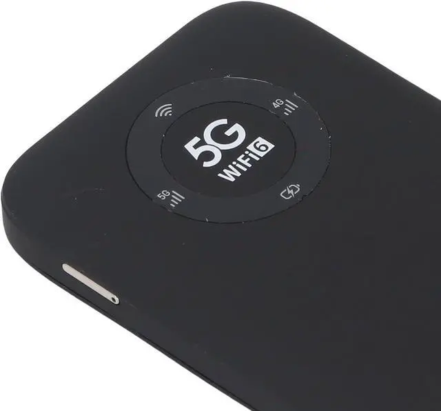 Alt view image 7 of 7 - 5G Mobile Hotspot WiFi 6 with 7100mAh, IP67 Travel Router for 16 Devices, Dual Band Wireless SIM Card Modem (Black)