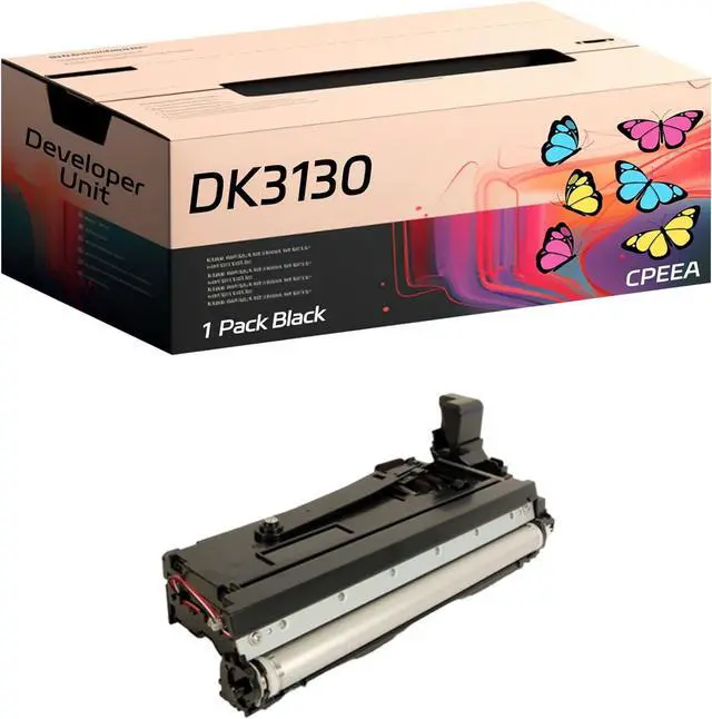 Main image of Compatible for Kyocera DK3130 Developer Unit Work for Kyocera ECOSYS M3550idn M3560idn FS-4100DN FS-4200DN FS-4300DN Printers, with Chip, High Yield 250000 Pages, Clear Printing (1 Pack Black)