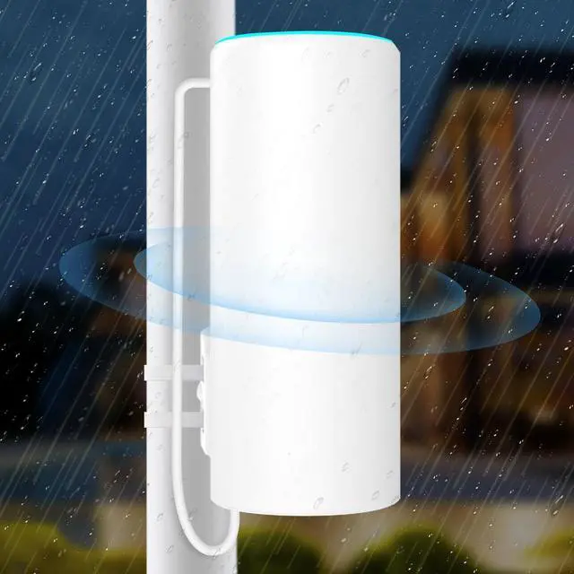 Main image of AC1200 Outdoor WiFi ExtenderDual Band Long Range WiFi ExtenderIP44 WeatherproofSupport PoE PowerUp to 1200Mbps Dual Band WiFi Repeater Covers Up to Least 656 ft and 60+ Devices