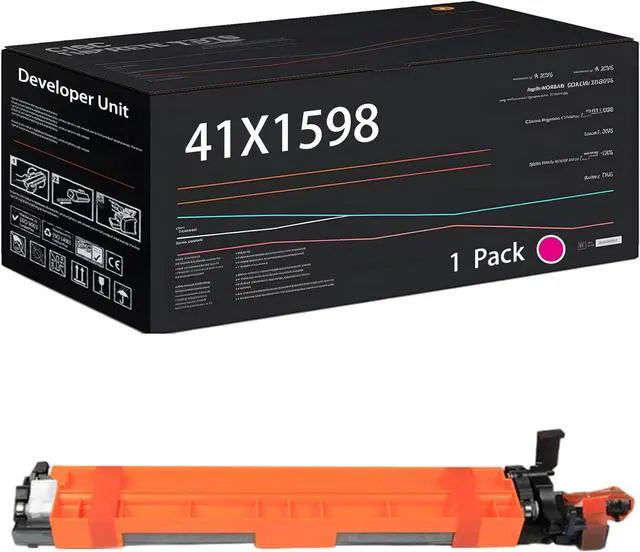 Main image of 41X1598 Developer Unit Compatible for Lexmark CX923dxe CX924dte CX924dxe XC9235 XC9245 XC9255 XC9265 Printers, with Chip, High Yield 300000 Pages, High-Definition Printing (1 Pack Magenta)